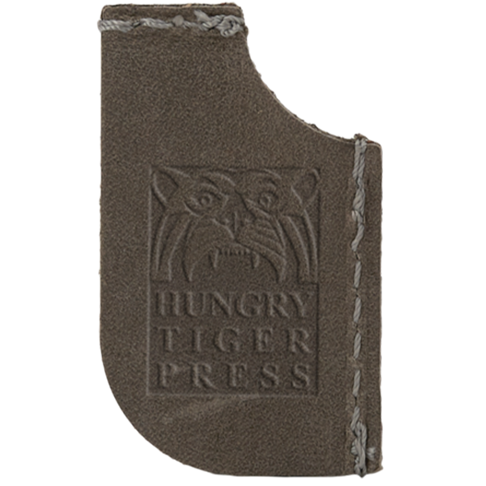 Dogear Leather Corner Bookmark - dogearslategrey