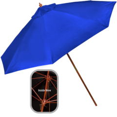 Wooden Fade Resistant Market Umbrella 9′ - faderoyal