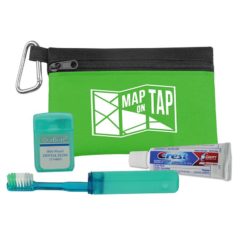 Premium Toothbrush Travel Kit - green