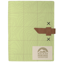 Hubbard Recycled Dye-Sublimated Felt Padfolio - hubbardtan