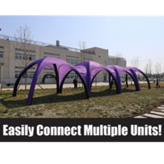 Inflatable Canopy Tent – 10 Feet - inflatablecanopytent10ftconnectmultipleunits