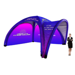 Inflatable Canopy Tent – 13 Feet - inflatablecanopytent13ftwithawningandtentwalls
