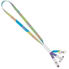 Import 4-in-1 Charging Lanyard - lanyard4in1