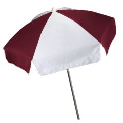 Aluminum Patio Umbrella – 6-1/2 Feet - maroon