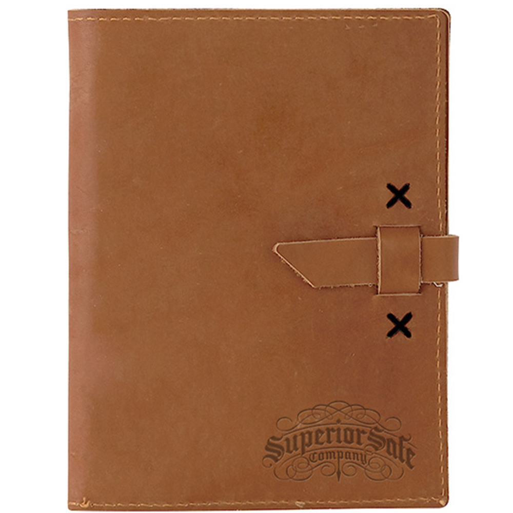 Mini Tasker Leather Mini Padfolio - minipadfoliotan