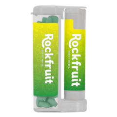 Sugar Free Mints in a Rectangular Flip-Top Duo w/ SPF 15 Lip Balm - mintlipbalmduowintergreen