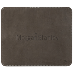 Hackler Leather Mouse Pad - mousepadslategrey