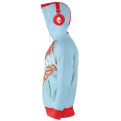 Rusty Import Unisex Dye-Sublimated Raglan Full-Zip Hoodie - rustyside2