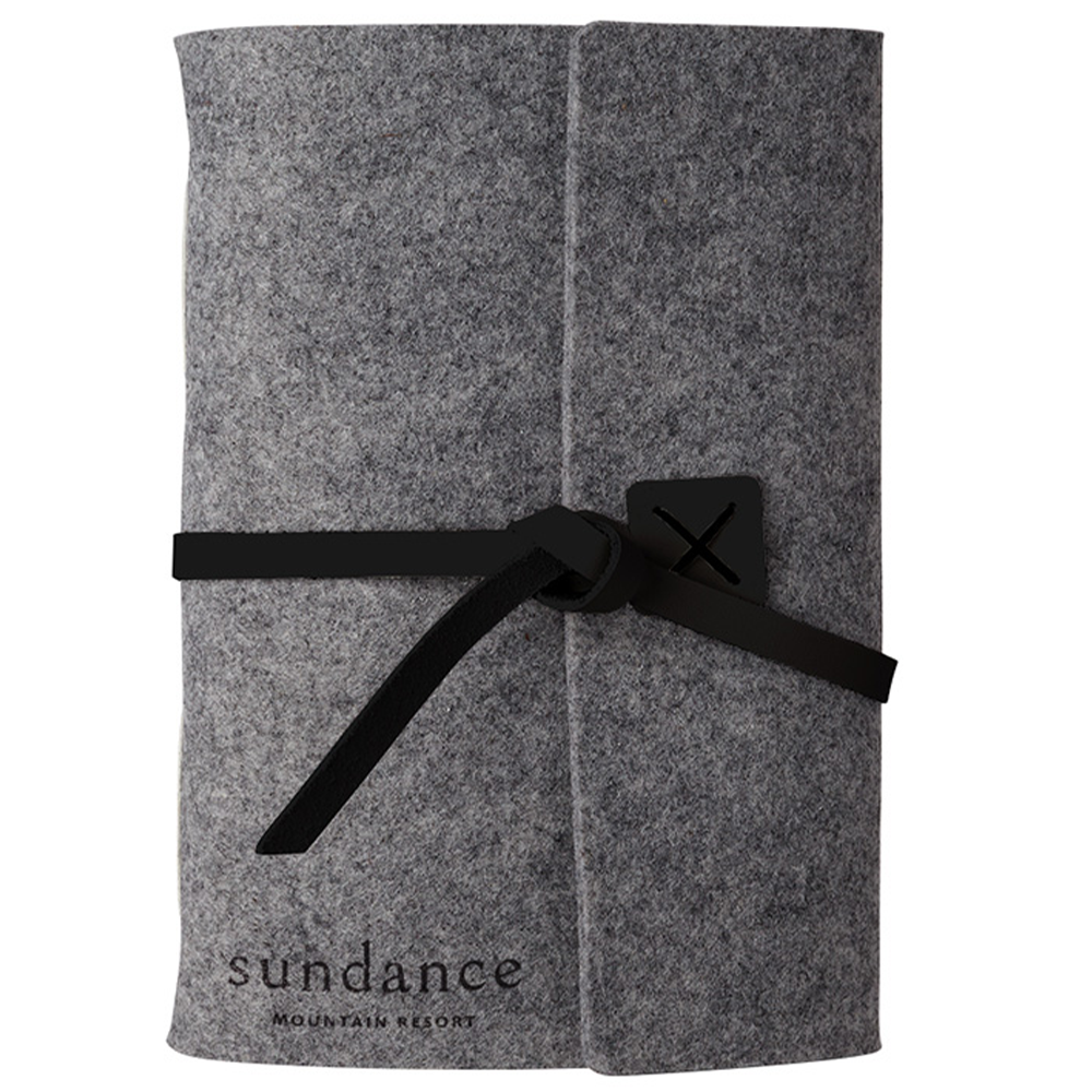 Sequoia Large Recycled Felt Journal - sequoiablack