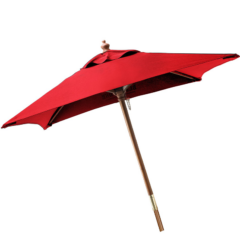 Square Wooden Market Umbrella 7′ - sqred