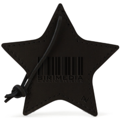 Ornament – Stella Leather Star - starornamentblack