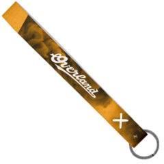 Strickland Recycled Dye-Sublimated Felt Wrist Keychain w/ Metal Split Ring - stricklandkeychain