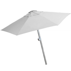 Telescopic Aluminum Market Umbrella 7′ - telewhite
