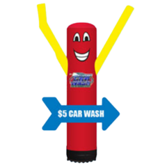 Wavy Guy Inflatable Tube Dancer – 8 Ft - wavy guy with arrow