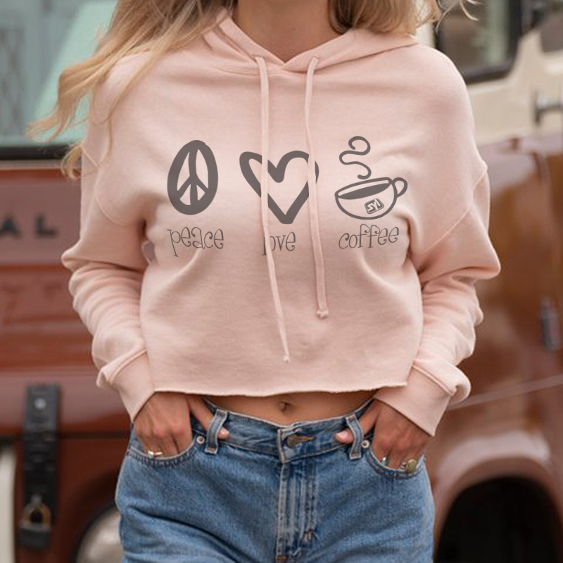 Independent Trading Co. Women’s Lightweight Cropped Hooded Sweatshirt