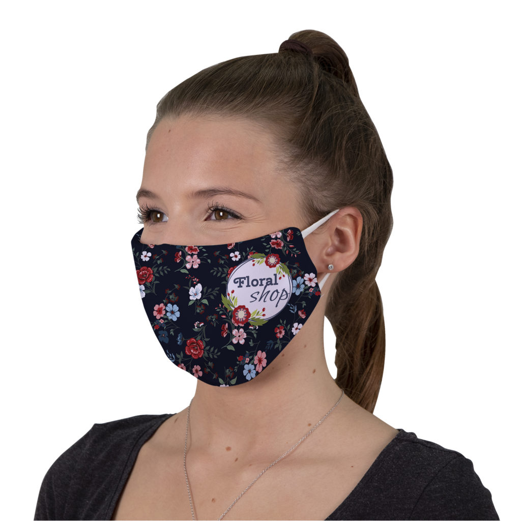 Low Minimum Custom Printed Face Masks Made in USA - 108063_angled