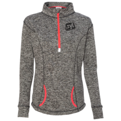 J. America – Women’s Cosmic Fleece Quarter-Zip Pullover - 44530_f_fl
