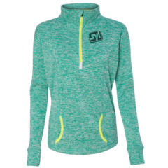 J. America – Women’s Cosmic Fleece Quarter-Zip Pullover - 44532_f_fl