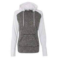 J. America Women’s Colorblocked Cosmic Fleece Hooded Sweatshirt - 50507_f_fm