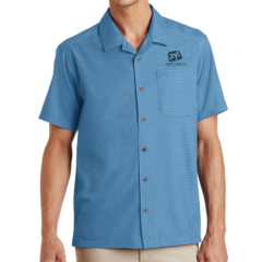 Port Authority® Textured Camp Shirt - 7269-Celadon-1-S662CeladonModelFront-1200W