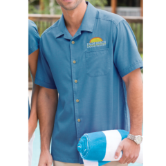 Port Authority® Textured Camp Shirt - 7269-Royal-7-S662RoyalLifeStyle-1200W