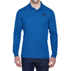 Core 365 Men’s Pinnacle Performance Long Sleeve Pique Polo - 88192_3s_p