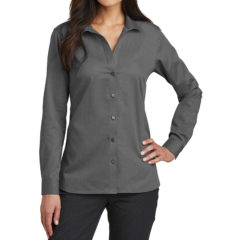 Red House® Ladies Nailhead Non-Iron Shirt - 8935-Black-1-RH470BlackModelFront-1200W