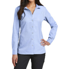 Red House® Ladies Nailhead Non-Iron Shirt - 8935-Bluepearl-1-RH470BluepearlModelFront-1200W