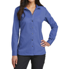 Red House® Ladies Nailhead Non-Iron Shirt - 8935-MeditBlue-1-RH470MeditBlueModelFront-1200W