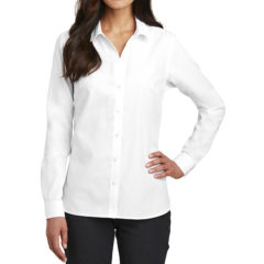 Red House® Ladies Nailhead Non-Iron Shirt - 8935-White-1-RH470WhiteModelFront-1200W