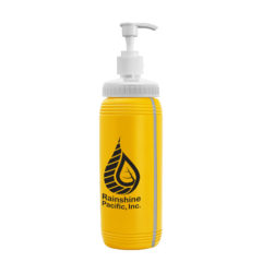 The Pint Pump Bottle with View Stripe – 16 oz - HBOT16P_Yellow_1293009