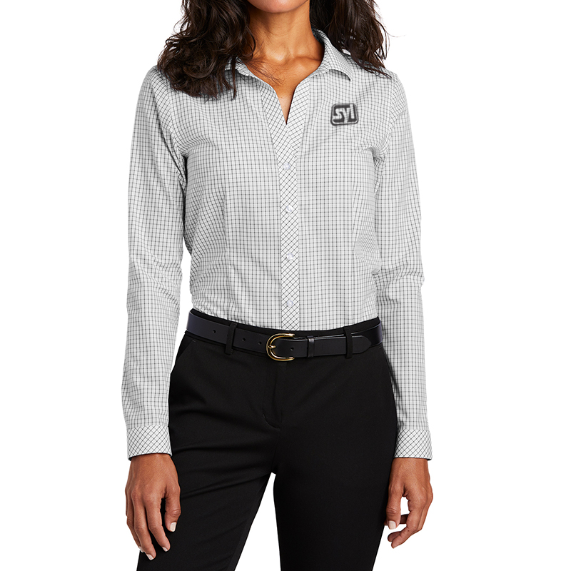 Red House® Ladies Open Ground Check Non-Iron Shirt - main4