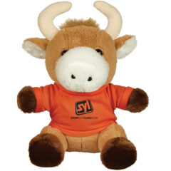 Brave Bull Plush Toy – 6″ - 1218_bull_d