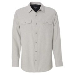 Burnside Long Sleeve Solid Flannel Shirt - 41720_f_fl