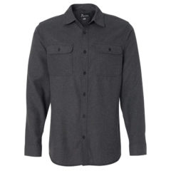 Burnside Long Sleeve Solid Flannel Shirt - 41721_f_fl