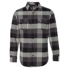 Burnside Yarn-Dyed Long Sleeve Flannel Shirt - 41723_f_fl