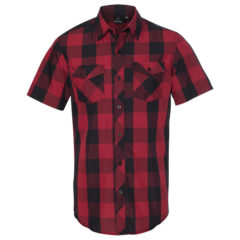 Burnside Buffalo Plaid Short Sleeve Shirt - 44210_f_fl