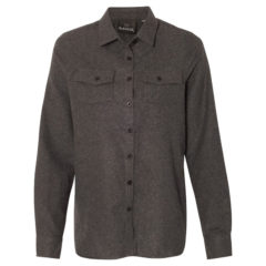 Burnside Women’s Long Sleeve Solid Flannel Shirt - 49892_f_fl