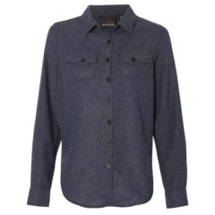 Burnside Women’s Long Sleeve Solid Flannel Shirt - 49893_f_fl