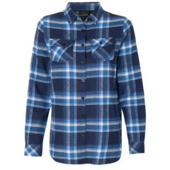 Burnside Women’s Yarn-Dyed Long Sleeve Flannel Shirt - 49896_f_fl