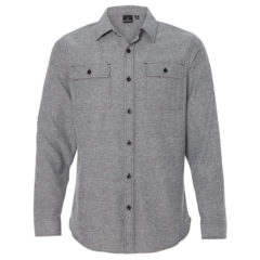 Burnside Long Sleeve Solid Flannel Shirt - 50410_f_fl