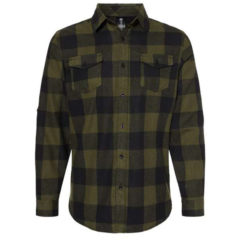 Burnside Yarn-Dyed Long Sleeve Flannel Shirt - 71656_f_fm
