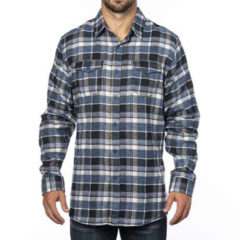 Burnside Yarn-Dyed Long Sleeve Flannel Shirt - 77347_f_fm