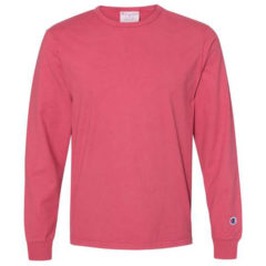 Champion® Garment Dyed Long Sleeve T-Shirt - 82506_f_fm