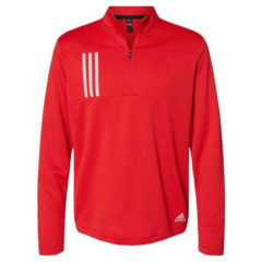 Adidas 3-Stripes Double Knit Quarter Zip Pullover - 90001_f_fm