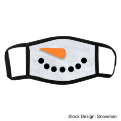 Dye Sublimated 3-Layer Mask - 99111_snowman