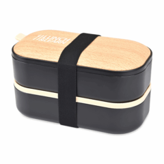 Osaka Bento Lunch Box - Osaka Bento Lunch Box 8211 Black