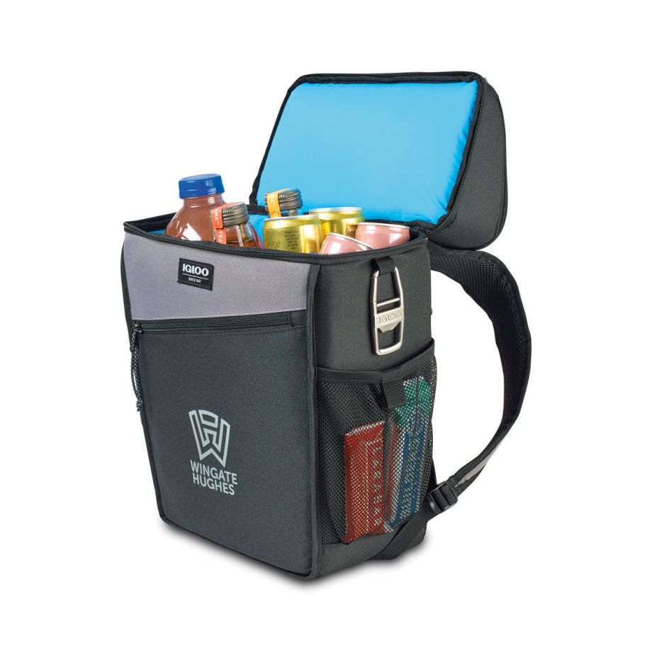Igloo® Juneau Backpack Cooler 24 cans Show Your Logo