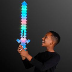 LED 8-Bit Pixel Sword - pixelswordinuse