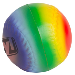 Squeezies® Rainbow Baseball Stress Reliever - rainbowbaseball